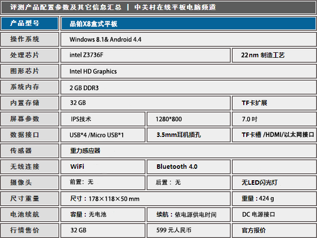 超级二合一 品铂X8双系统盒式平板评测