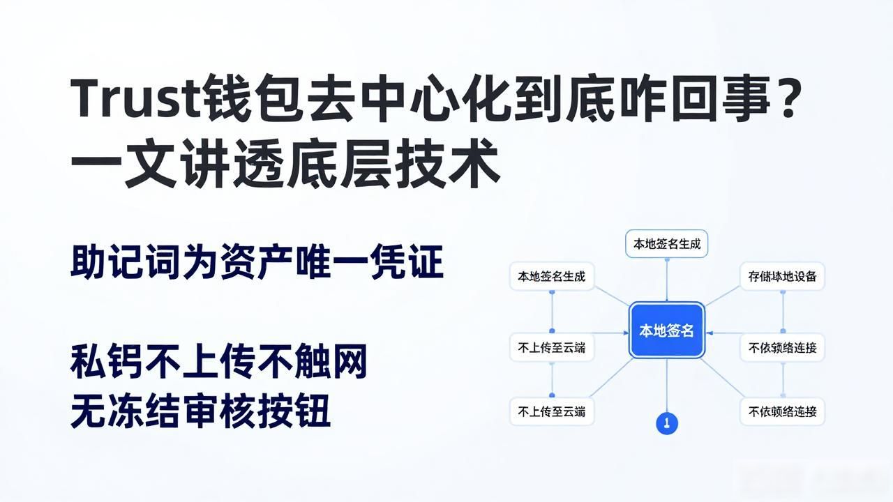 Trust钱包去中心化到底咋回事？一文讲透底层技术