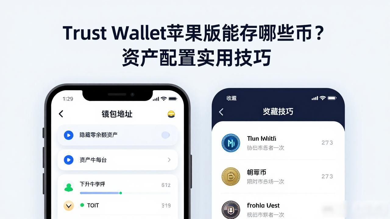 Trust Wallet苹果版能存哪些币？资产配置实用技巧