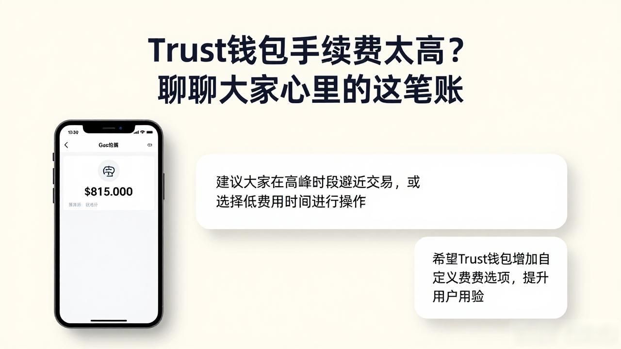 Trust钱包手续费太高？聊聊大家心里的这笔账
