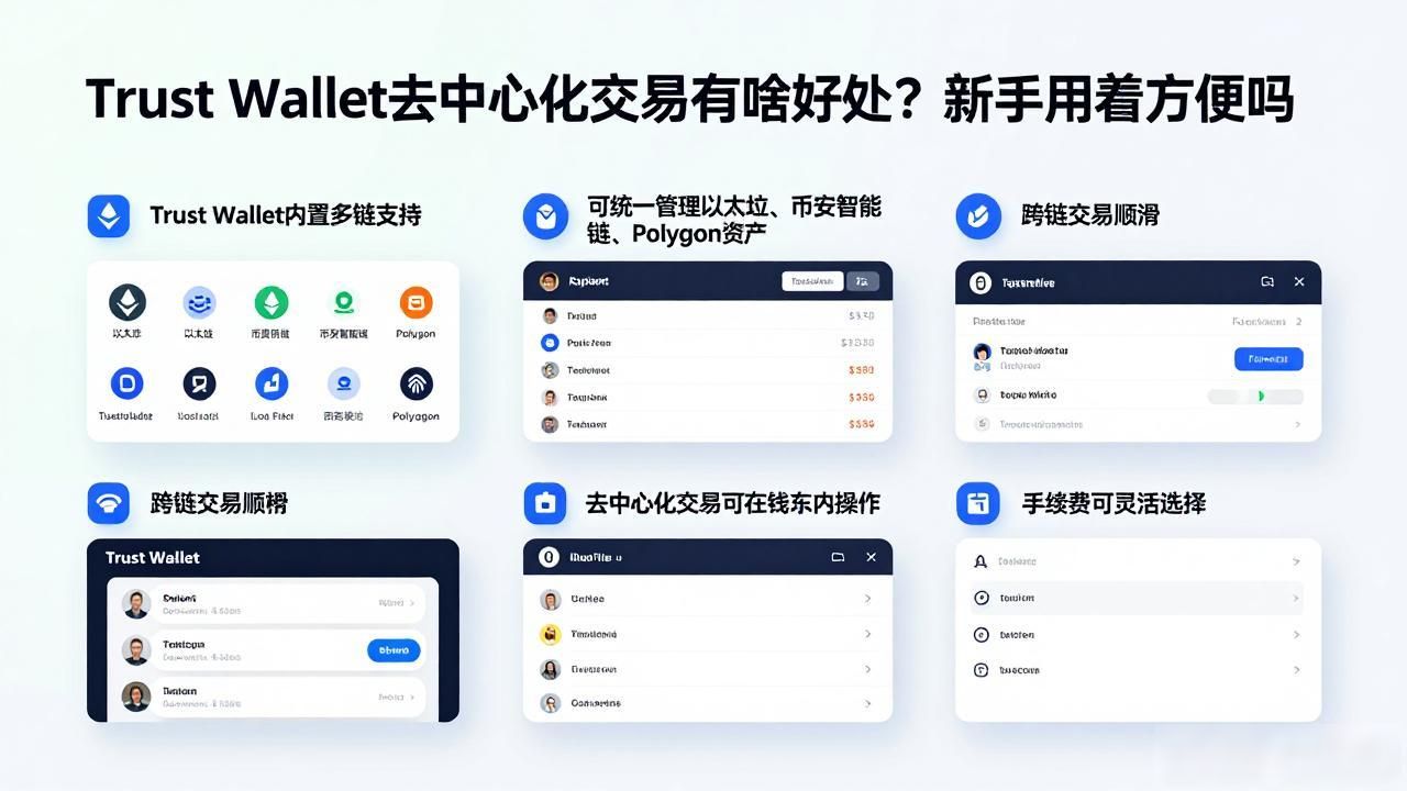 Trust Wallet去中心化交易有啥好处？新手用着方便吗