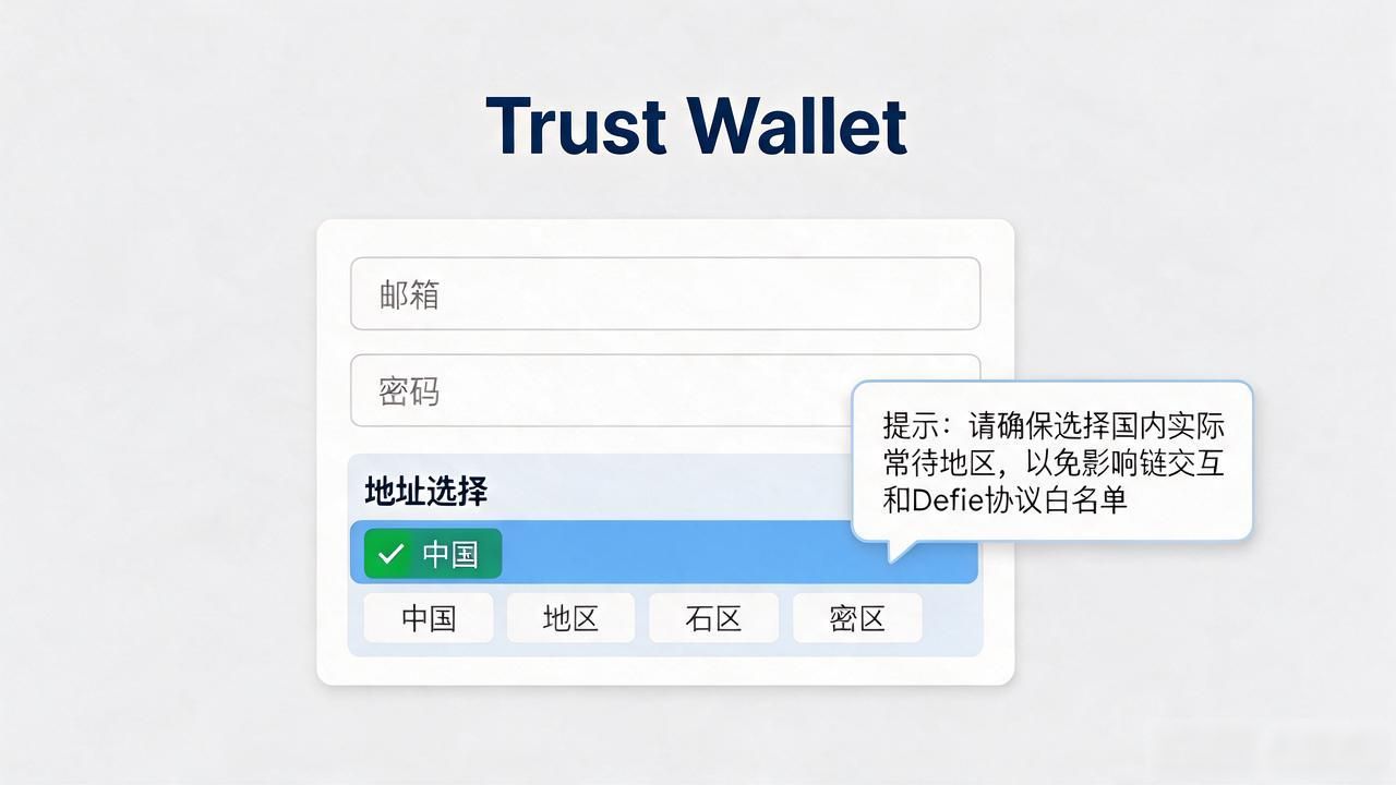 Trust钱包注册地址怎么填？老用户帮你避坑