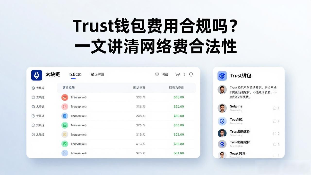 Trust钱包费用合规吗？一文讲清网络费合法性