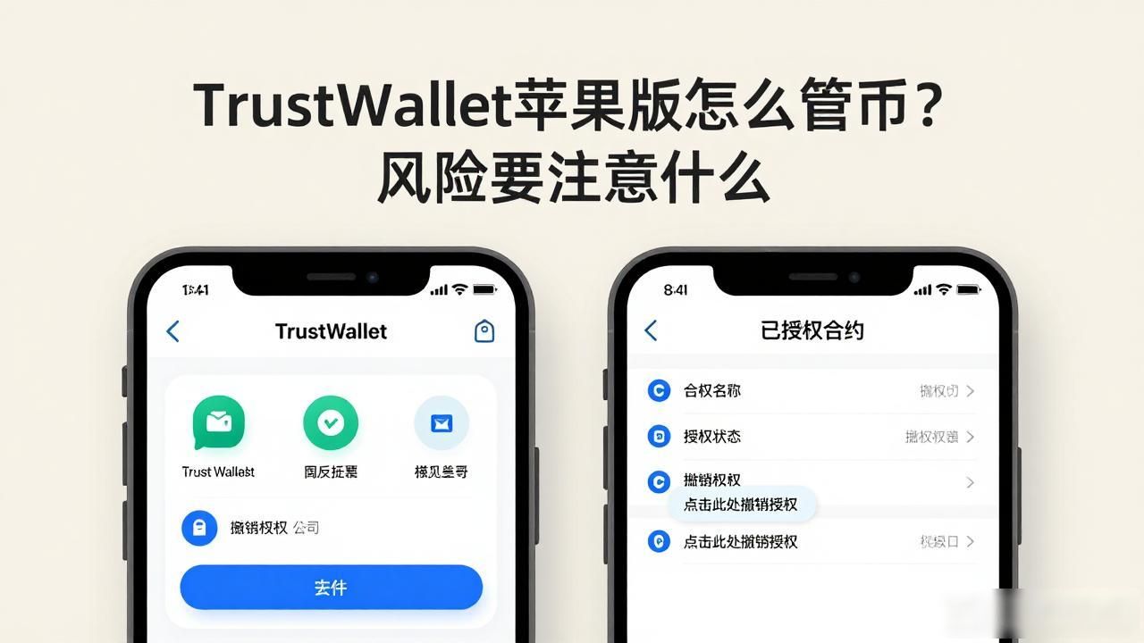 Trust Wallet苹果版怎么管币?风险要注意什么