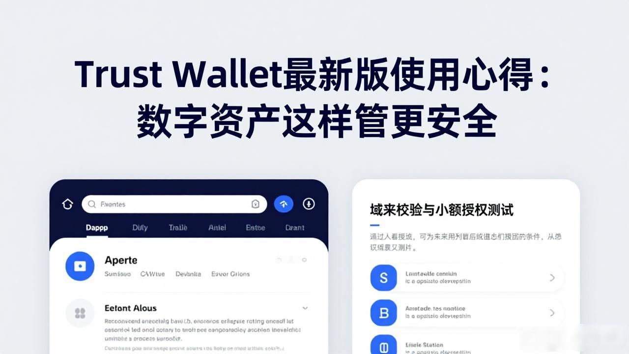 Trust Wallet最新版使用心得:数字资产这样管更安全