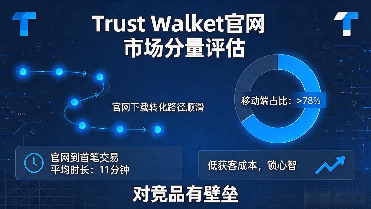 Trust Wallet 官网用户有多大市场分量？评估来了
