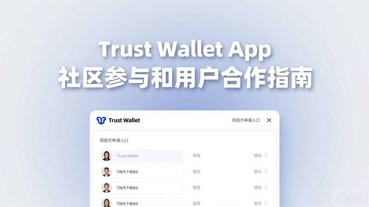 Trust Wallet App社区参与和用户合作指南
