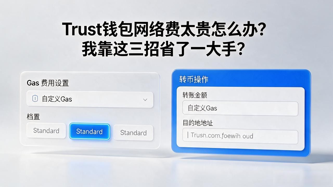 Trust钱包网络费太贵怎么办?我靠这三招省了一大半