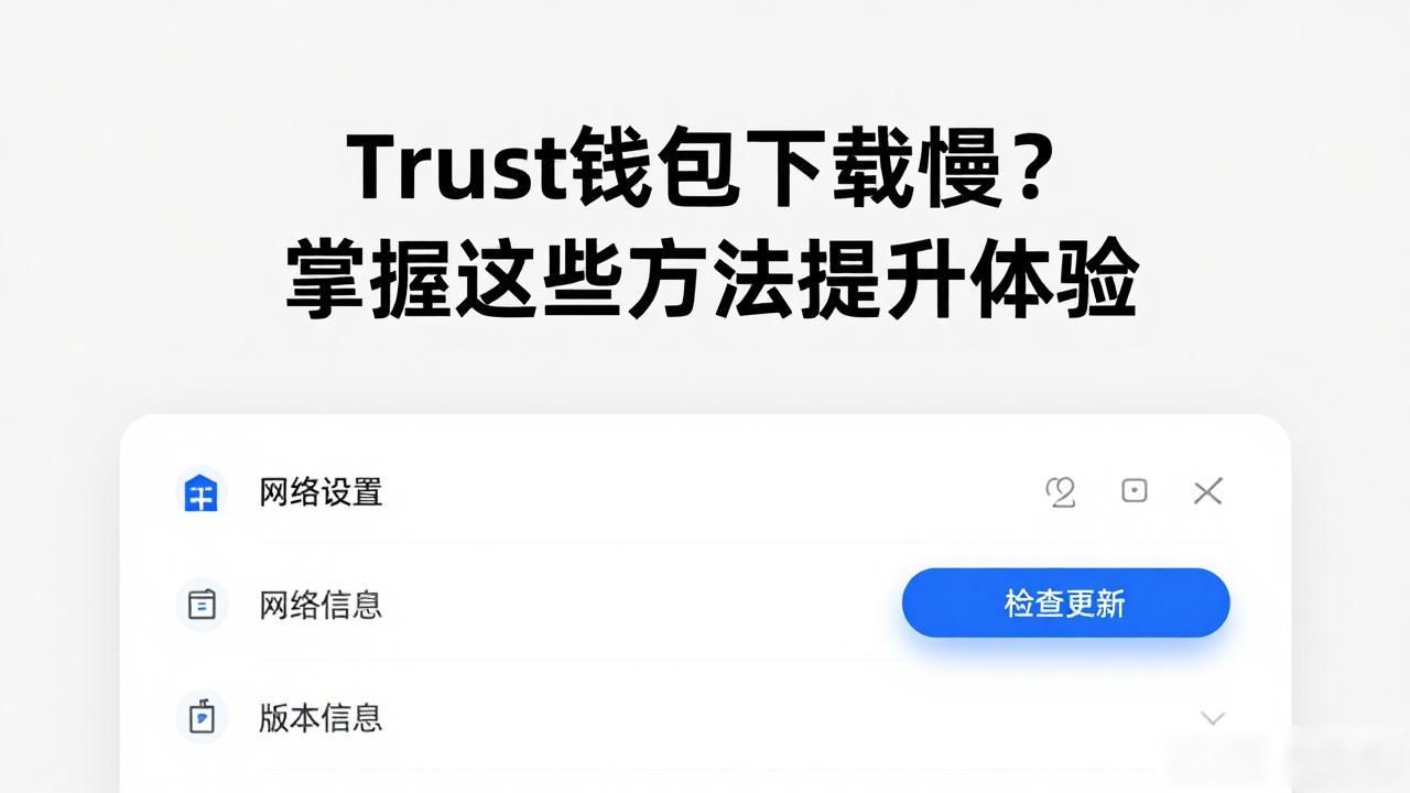 Trust钱包下载慢？掌握这些方法提升体验