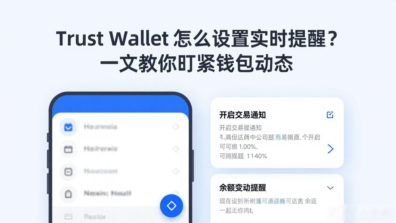 Trust Wallet 怎么设置实时提醒？一文教你盯紧钱包动态
