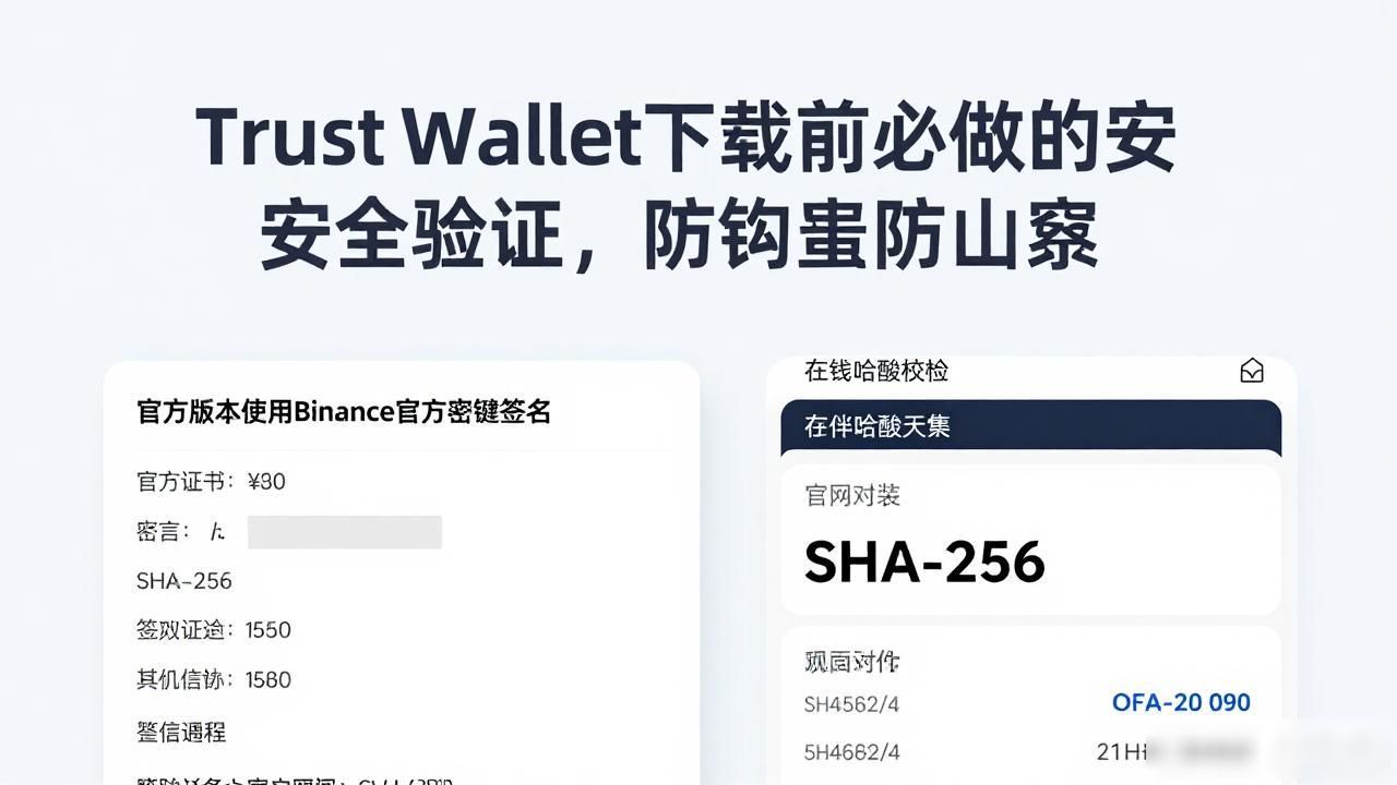 Trust Wallet下载前必做的安全验证，防钓鱼防山寨