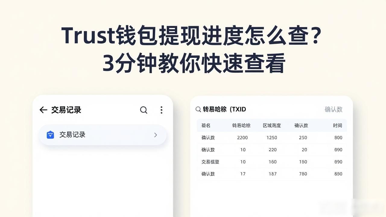 Trust钱包提现进度怎么查？3分钟教你快速查看