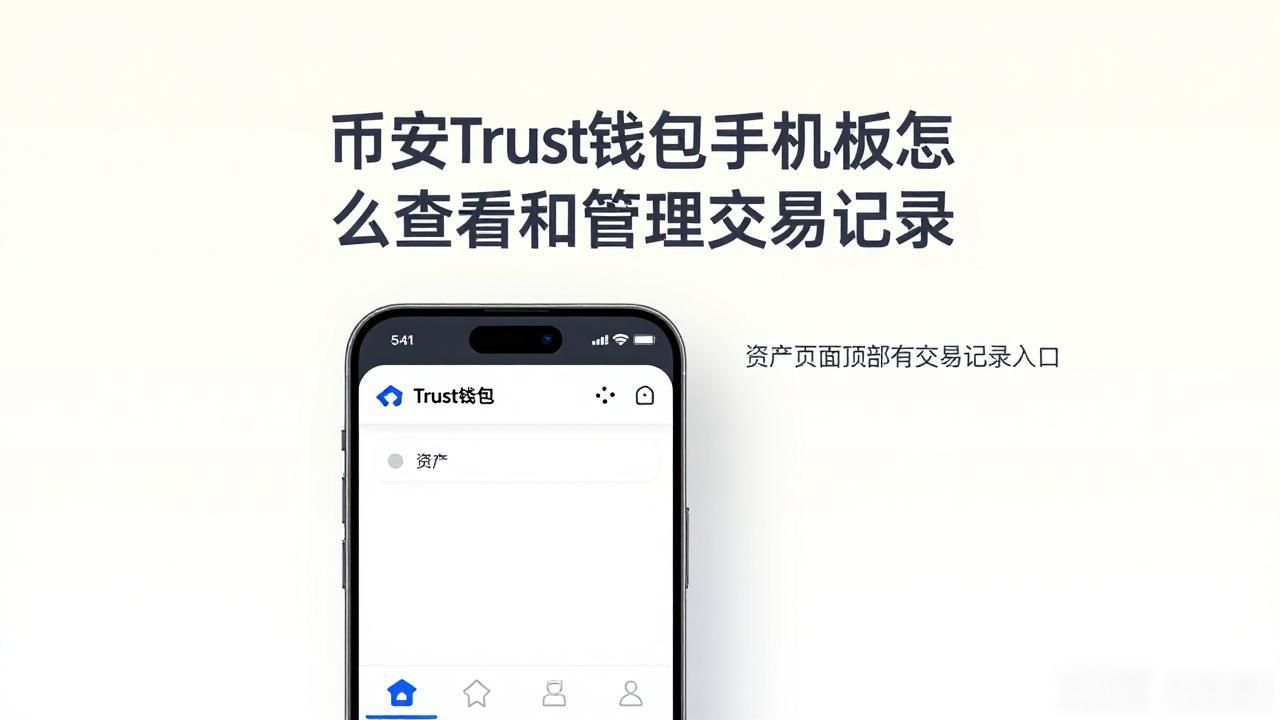 币安Trust钱包手机版怎么查看和管理交易记录
