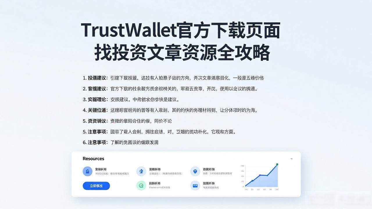 Trust Wallet官方下载页面找投资文章资源全攻略