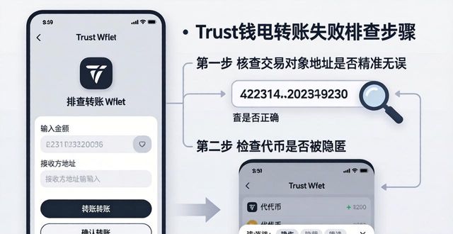 Trust钱包转账失败？两步排查解决卡顿