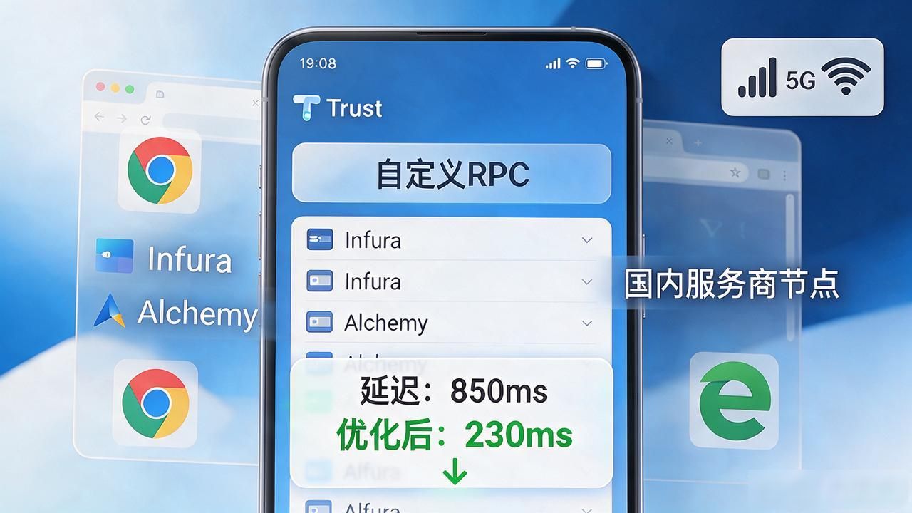 Trust钱包网络卡？我换了节点、清了缓存，终于不卡了