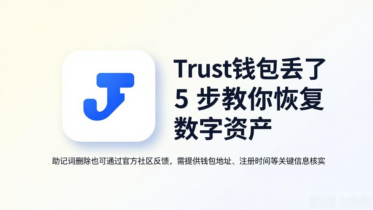 Trust钱包丢了怎么找回？5步教你恢复数字资产