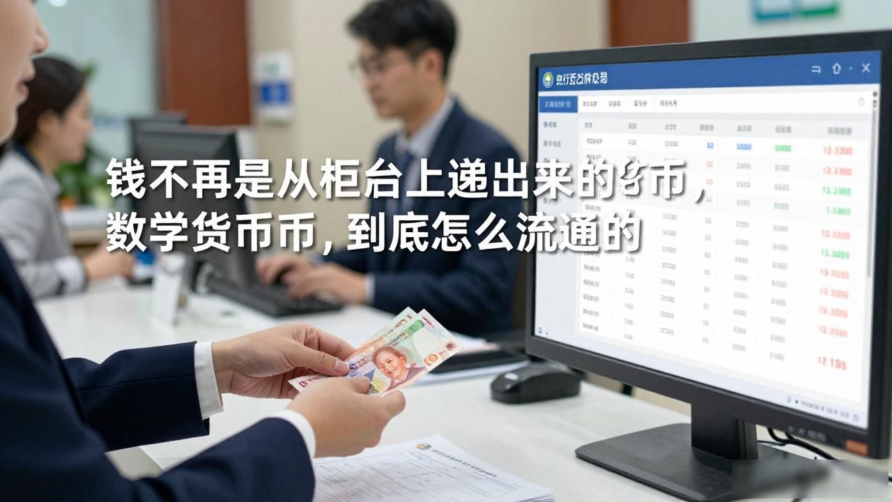 钱不再是从柜台上递出来的纸币，数字货币到底怎么流通的