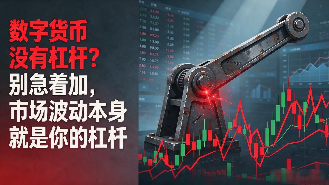 数字货币没有杠杆？别急着加，市场波动本身就是你的杠杆