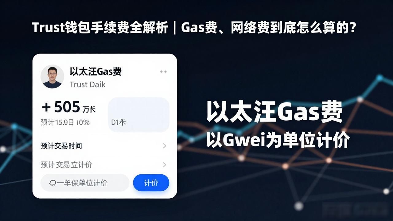 Trust钱包手续费全解析｜Gas费、网络费到底怎么算的？