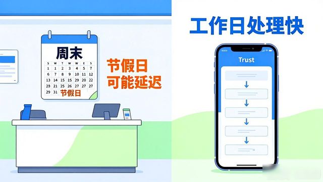 Trust钱包提现到账时间 怎么算才准