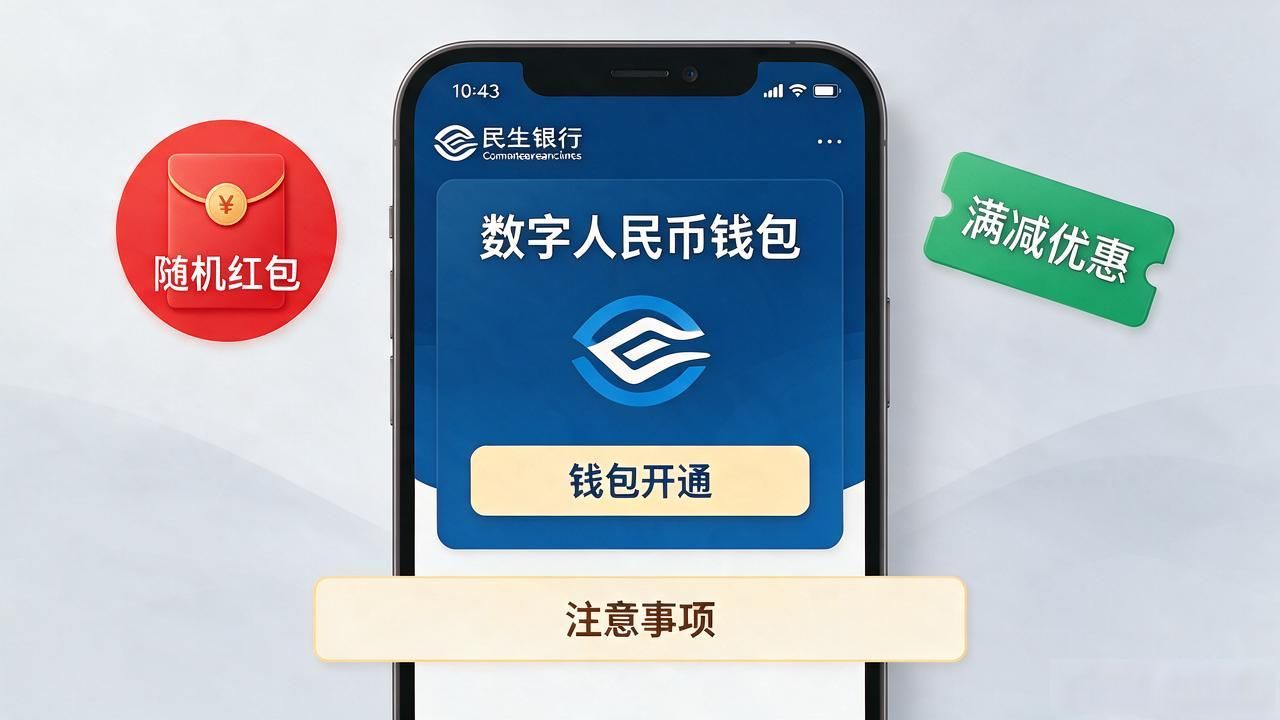 民生银行数字货币活动怎么参加，红包、满减、注意事项一次说清