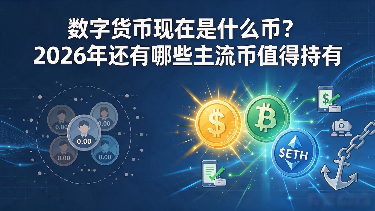 数字货币现在是什么币？2026年还有哪些主流币值得持有