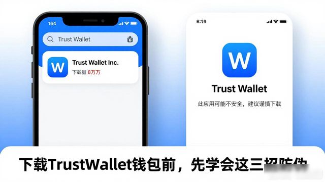 下载Trust Wallet钱包前,先学会这三招防伪
