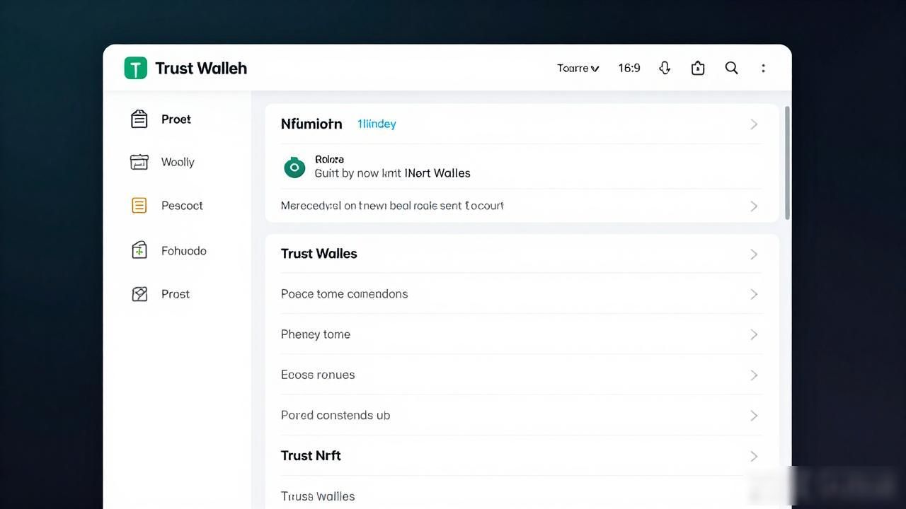 Trust Wallet管理NFT教程:收藏、转账一步到位