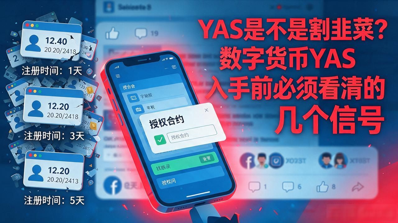 YAS是不是割韭菜？数字货币YAS入手前必须看清的几个信号