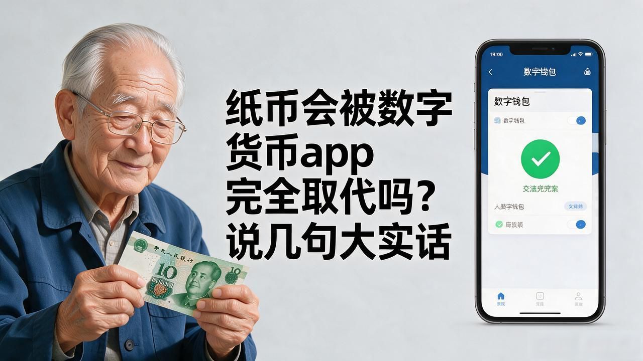 纸币会被数字货币app完全取代吗？说几句大实话