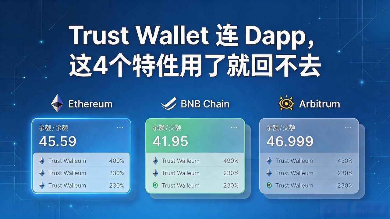 Trust Wallet 连 DApp，这4个特性用了就回不去