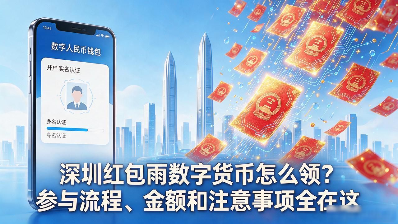 深圳红包雨数字货币怎么领？参与流程、金额和注意事项全在这