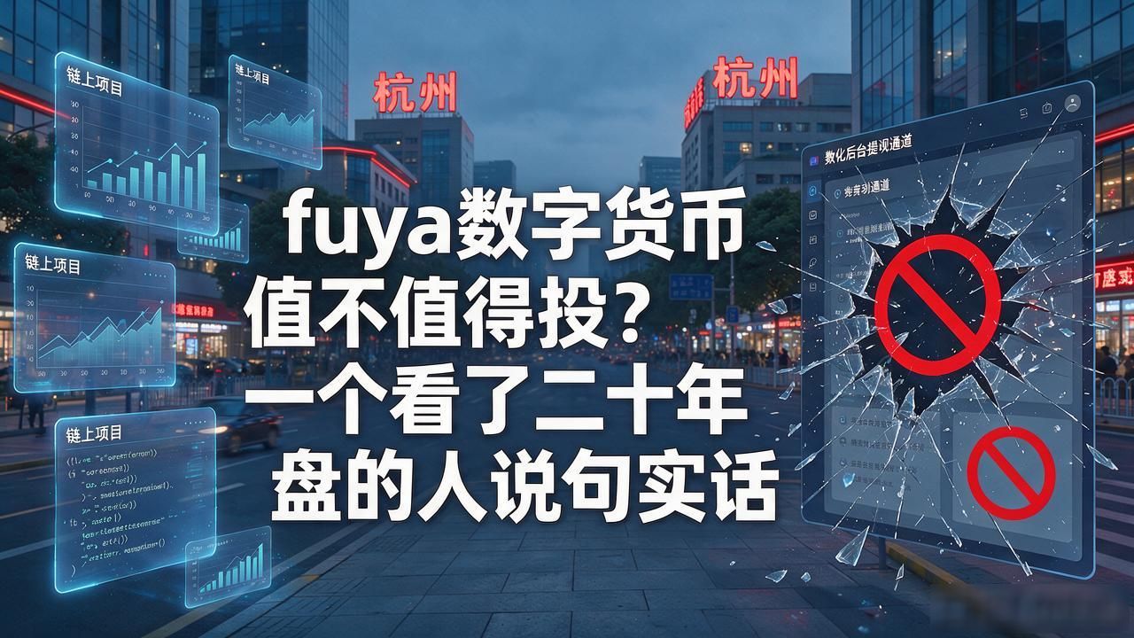 fuya数字货币值不值得投？一个看了二十年盘的人说句实话