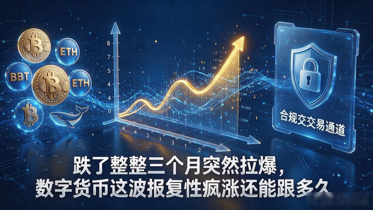 跌了整整三个月突然拉爆，数字货币这波报复性疯涨还能跟多久