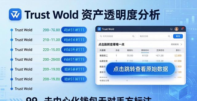 Trust Wallet资产信息到底透不透明
