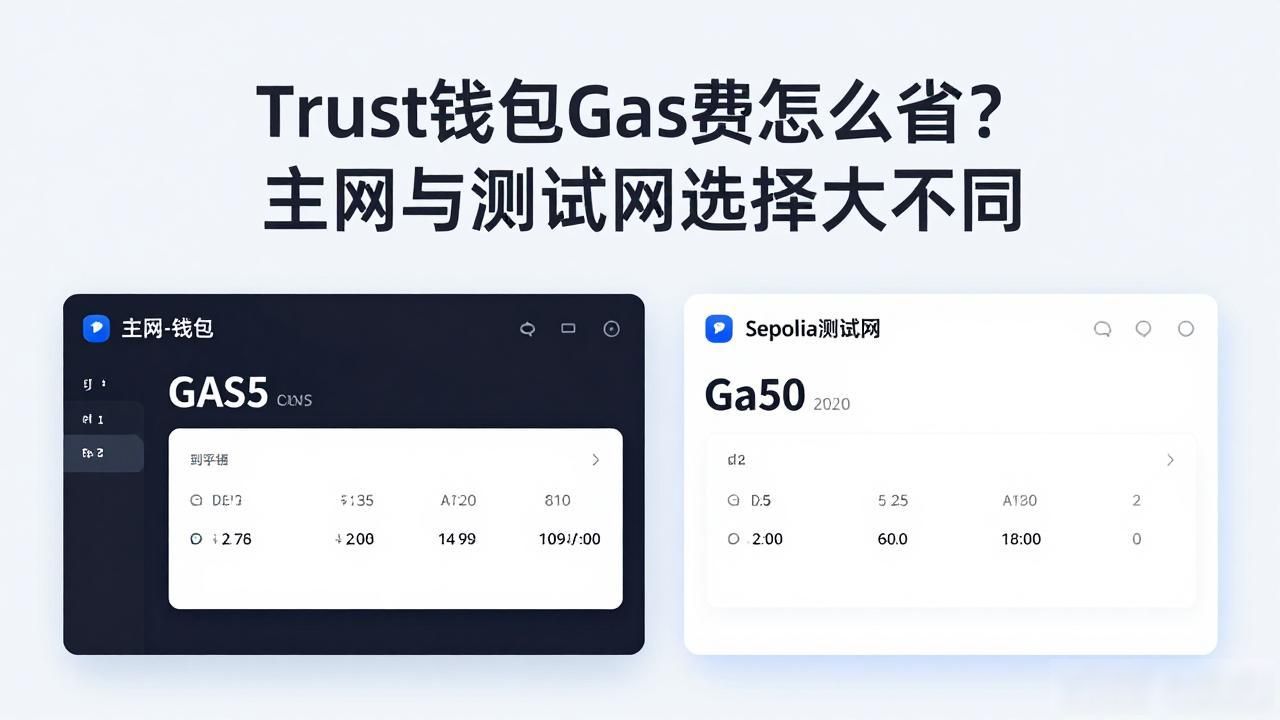 Trust钱包Gas费怎么省?主网与测试网选择大不同