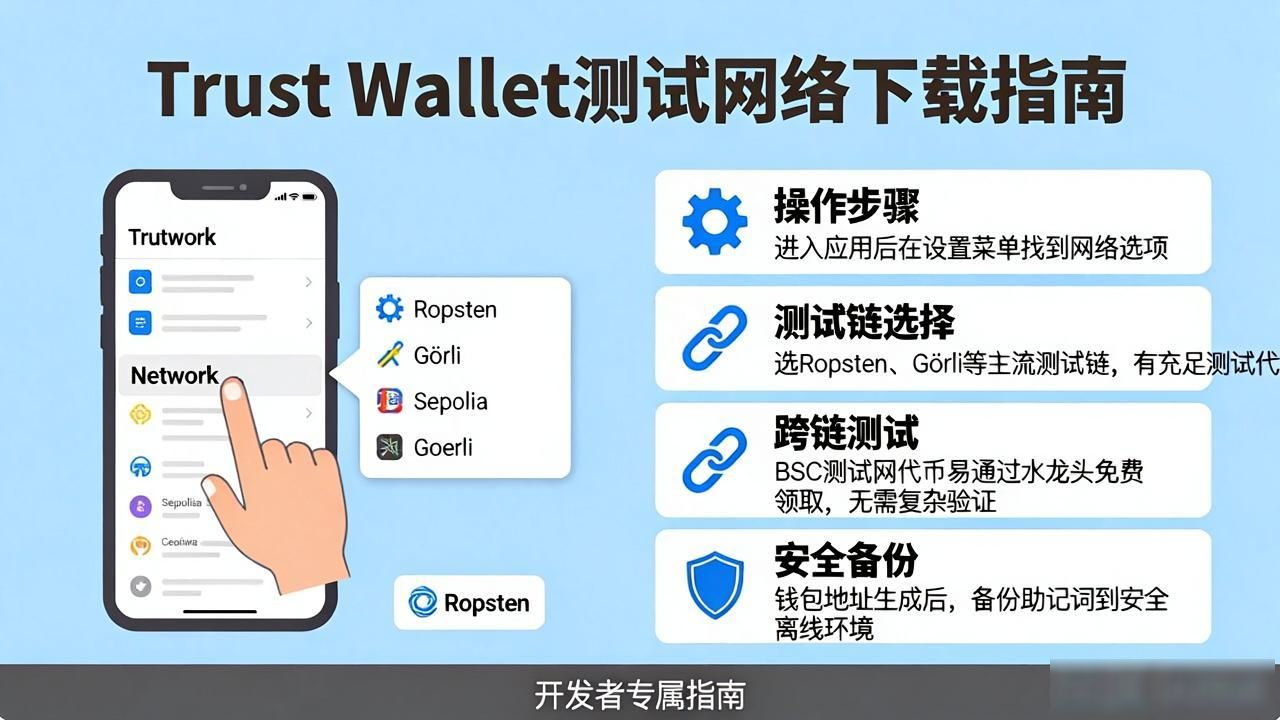 Trust Wallet测试网络版本怎么下载?开发者看这篇就够