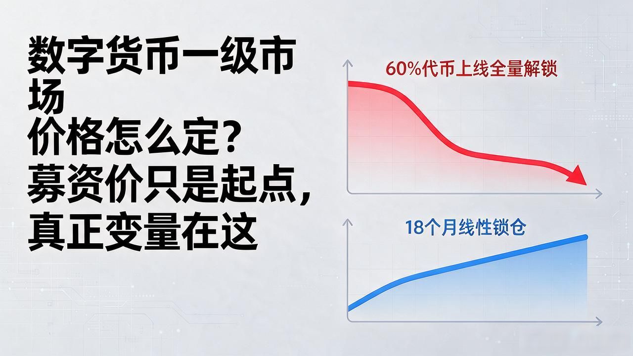 数字货币一级市场价格怎么定？募资价只是起点，真正变量在这