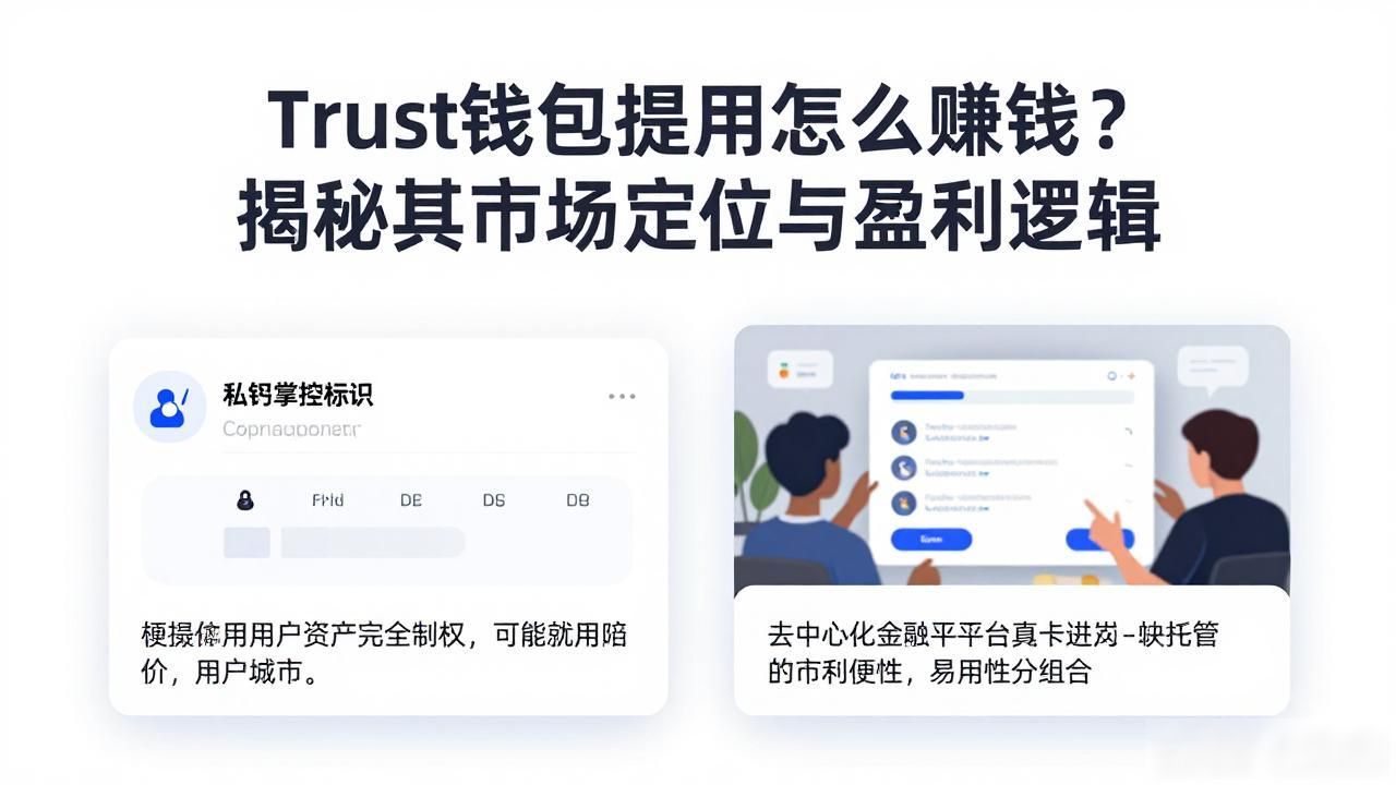 Trust钱包提币怎么赚钱?揭秘其市场定位与盈利逻辑
