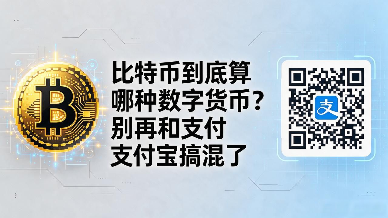比特币到底算哪种数字货币？别再和支付宝搞混了