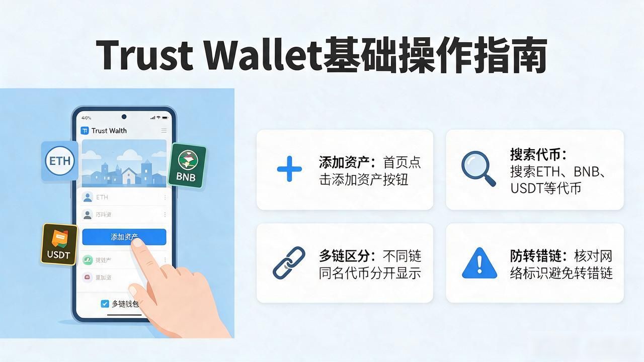 Trust Wallet刚下载？这几个基本操作先搞定