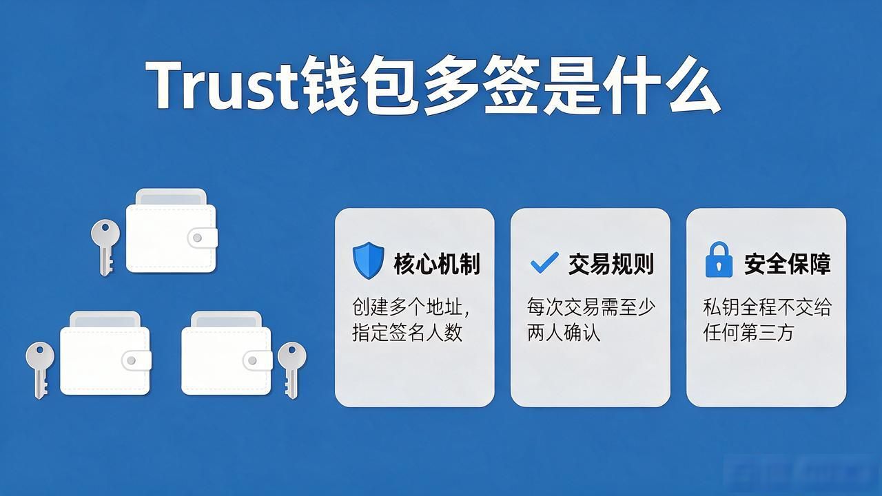 Trust钱包多签是什么？给资产加把"双人锁"没那么难