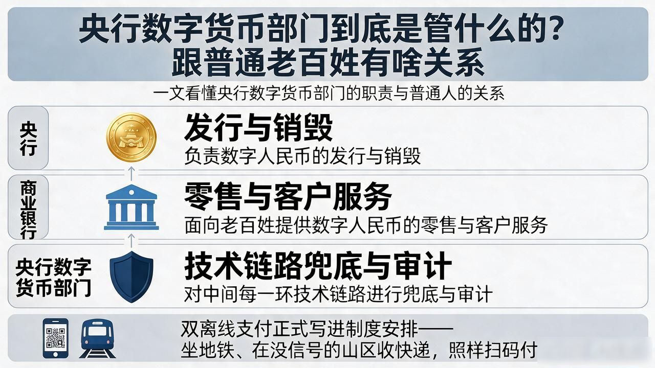 央行数字货币部门到底是管什么的？跟普通老百姓有啥关系