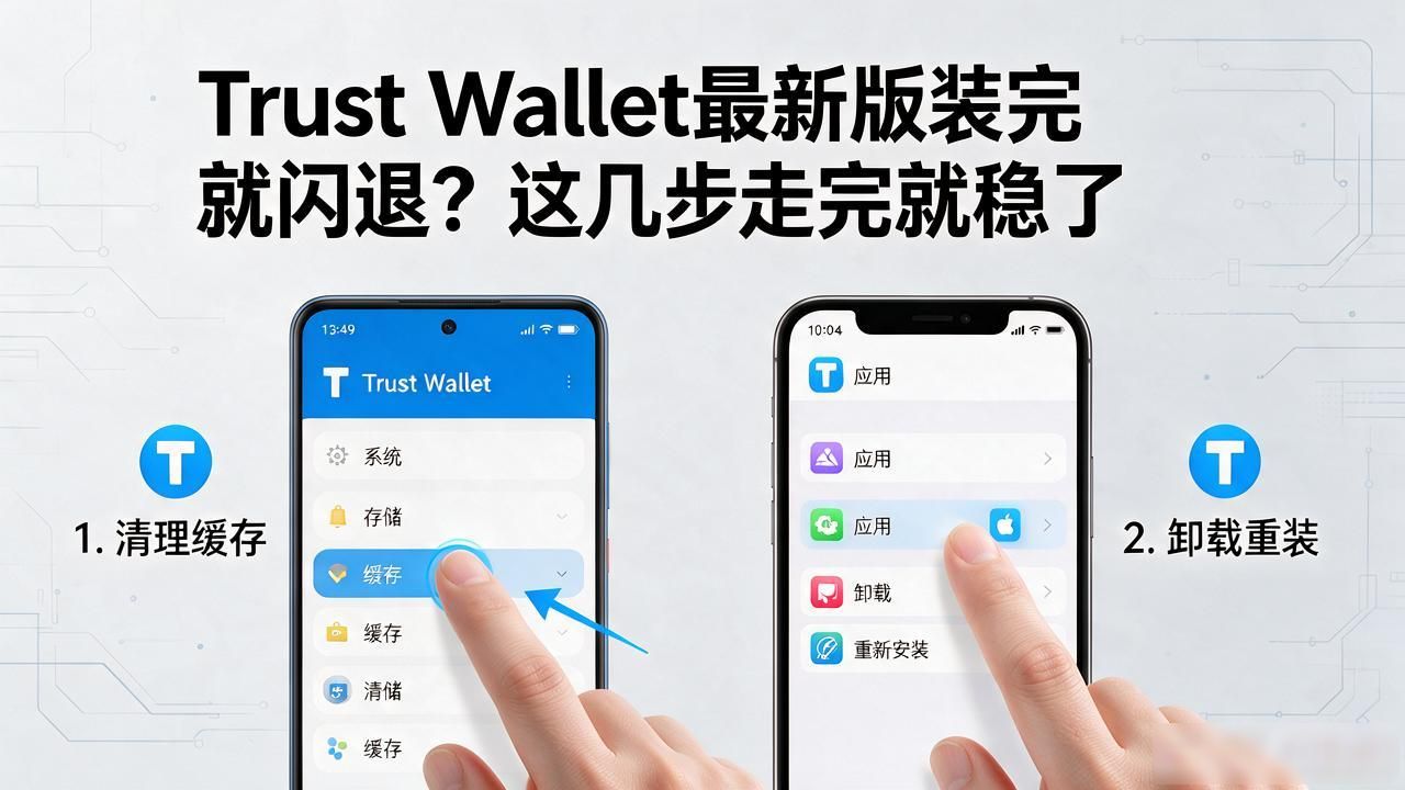 Trust Wallet最新版装完就闪退？这几步走完就稳了