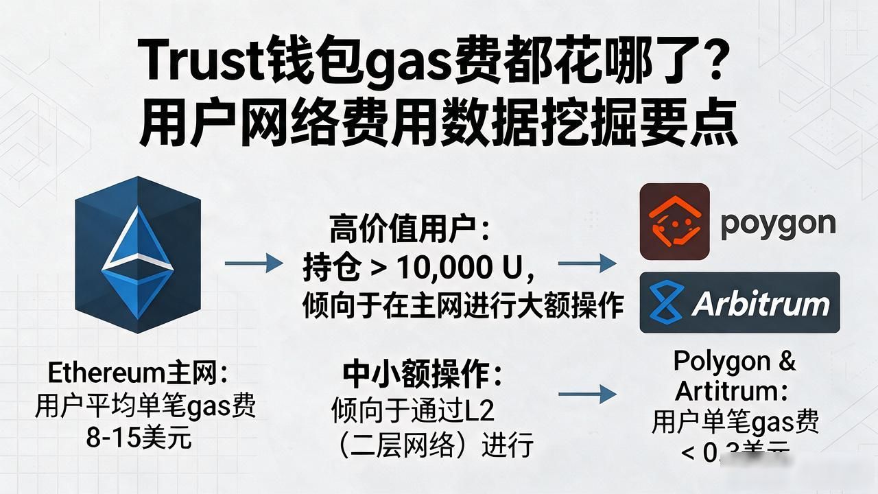 Trust钱包gas费都花哪了？用户网络费用数据挖掘要点