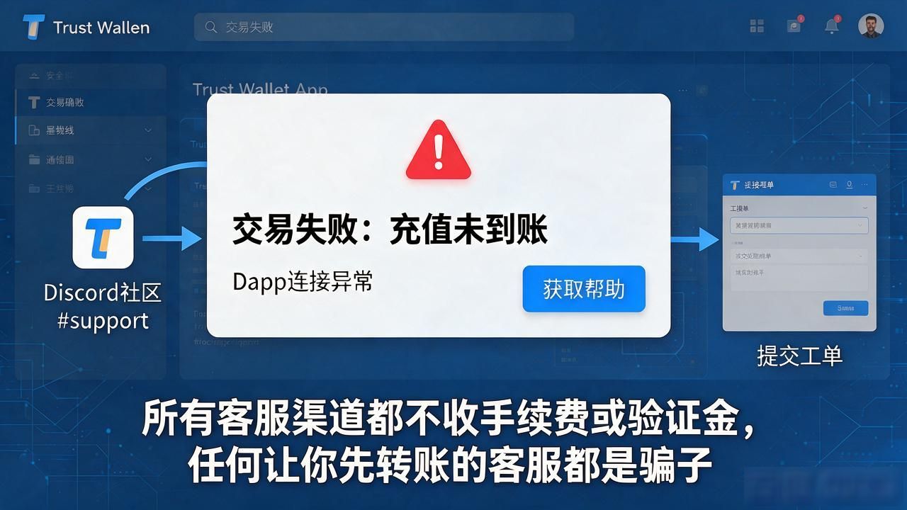 Trust Wallet官网下载后，交易和客服到底怎么找