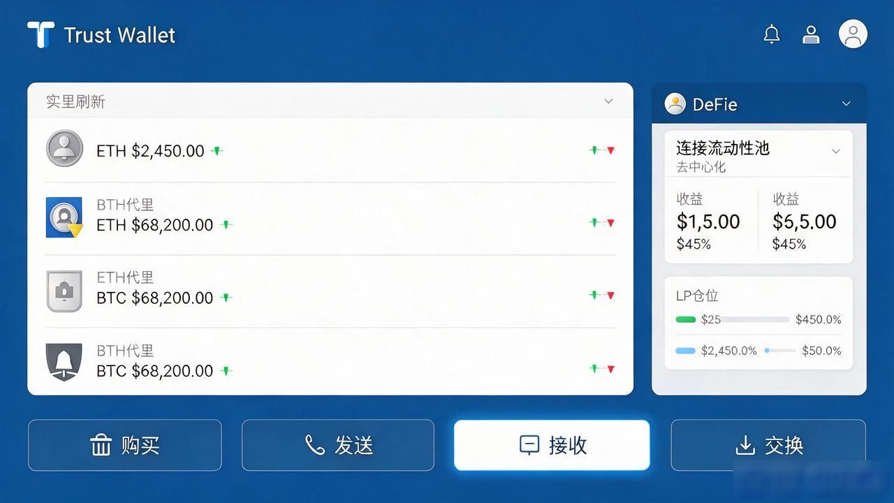 Trust Wallet官网下官方版，新手管数字资产不迷路