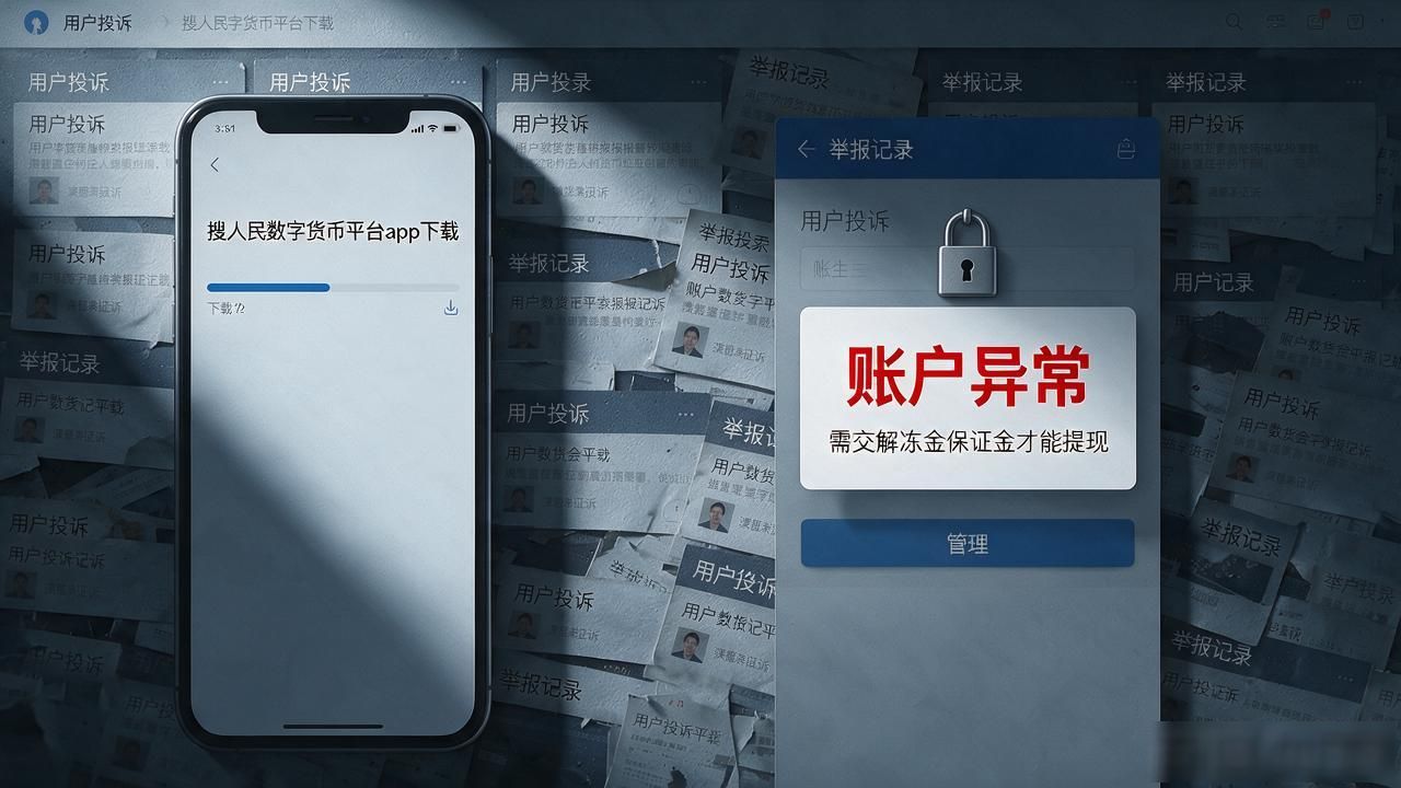搜人民数字货币平台app下载的人，我劝你先别急着点