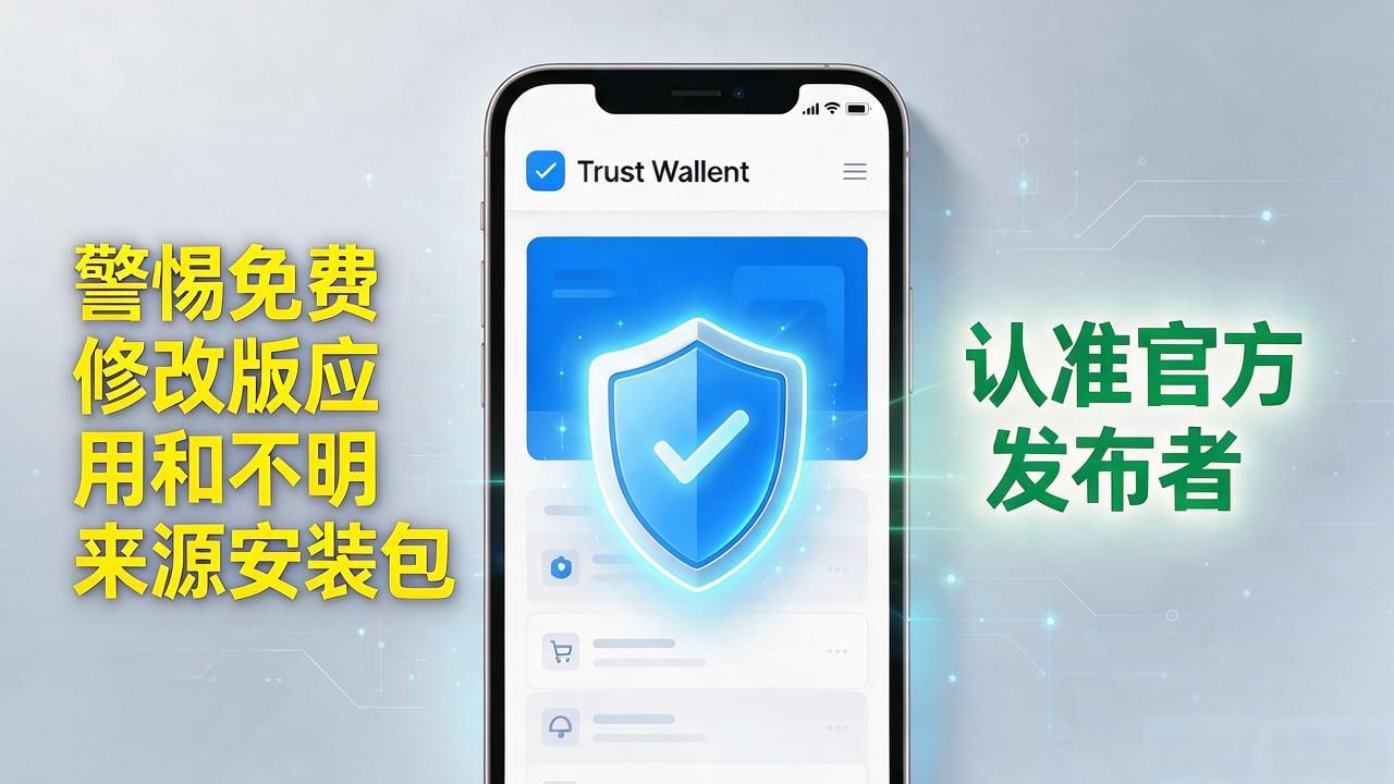 手机下载Trust钱包必看的防骗指南,3步验证官方渠道